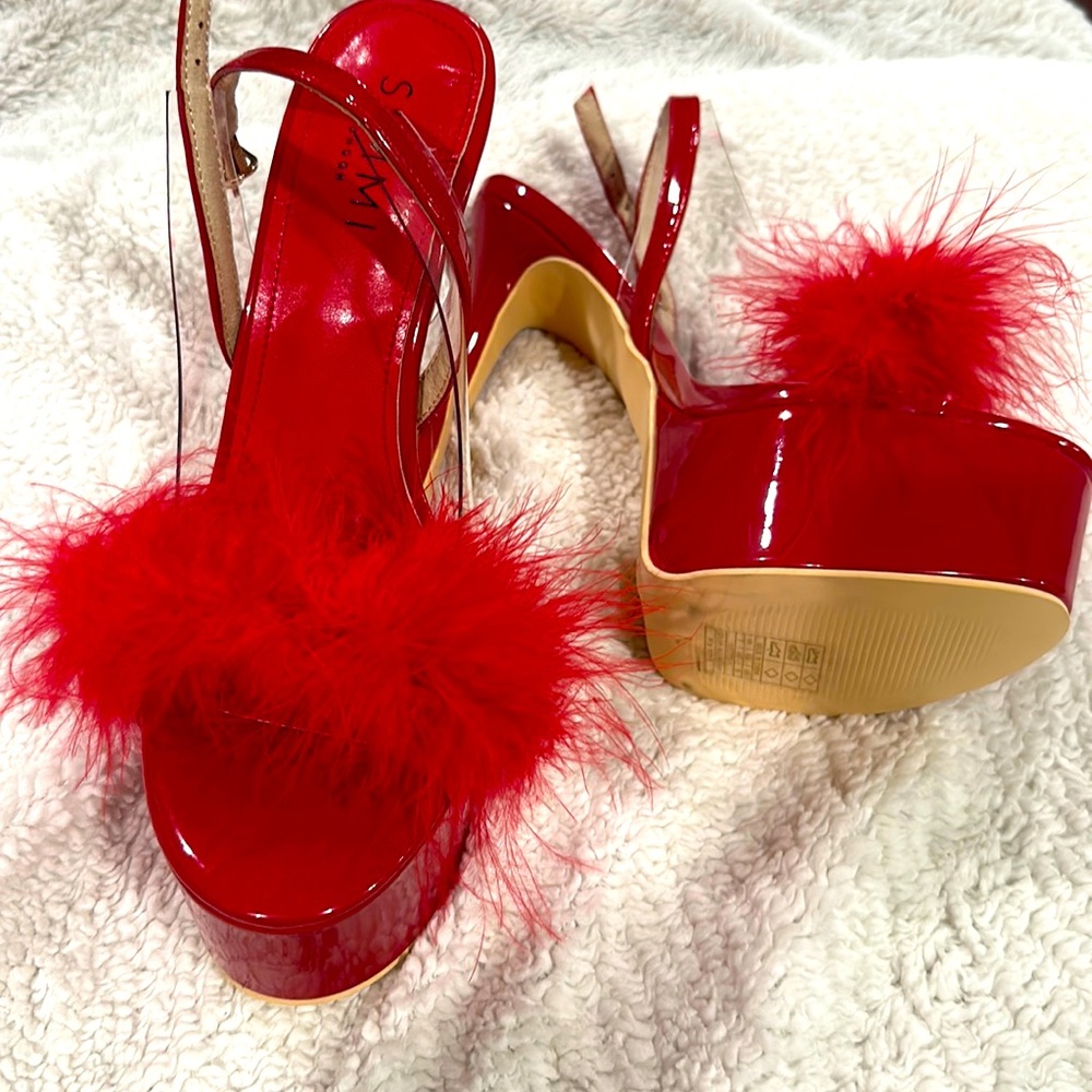 Red sexy heels